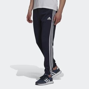 adidas Essentials Fleece Tapered 3-Stripes Pants/ Joggers Navy XL (H12250)